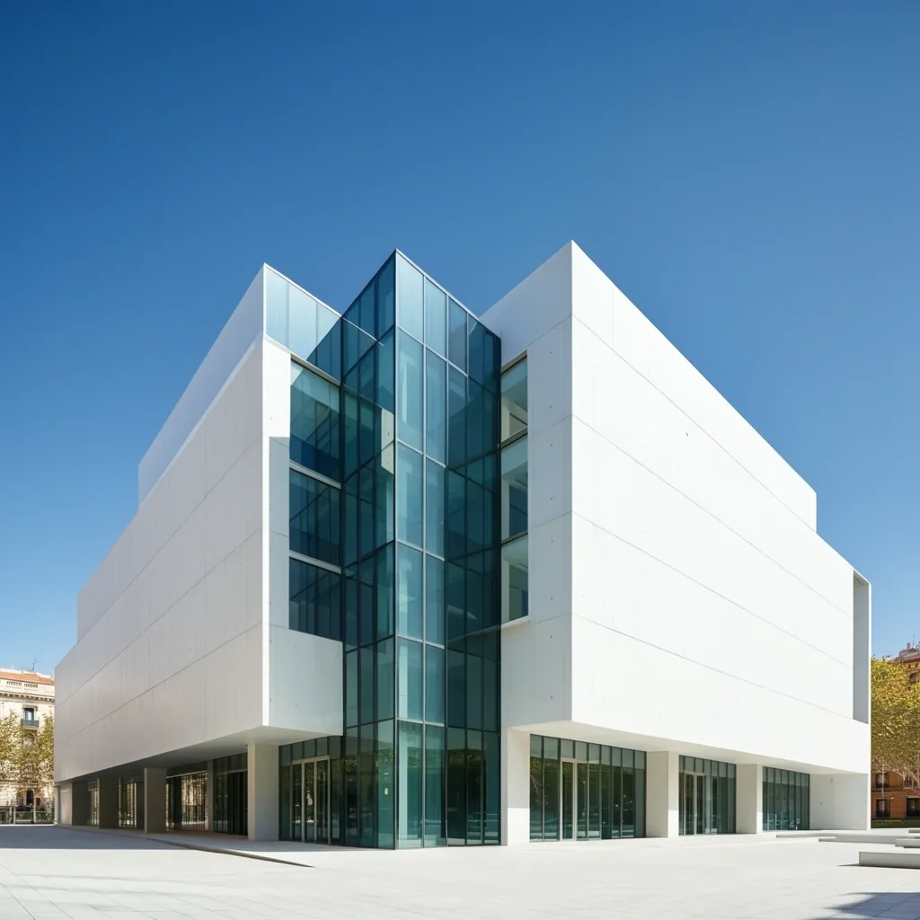 Arquitectura moderna y cristal